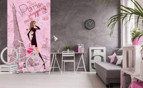 Dimex Paris Style Papier Peint 150x250cm 2 bandes ambiance | Yourdecoration.fr