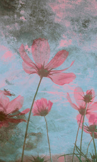 Dimex Pink Flower Abstract Papier Peint 150x250cm 2 bandes | Yourdecoration.fr