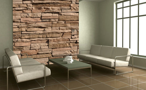 Dimex Stones Papier Peint 225x250cm 3 bandes ambiance | Yourdecoration.fr