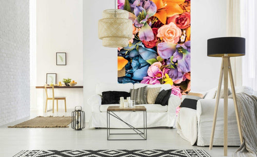 Dimex Vintage Flowers Papier Peint 150x250cm 2 bandes ambiance | Yourdecoration.fr