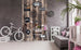 Dimex Vintage Labels Papier Peint 150x250cm 2 bandes ambiance | Yourdecoration.fr