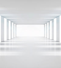 Dimex White Corridor Papier Peint 225x250cm 3 bandes | Yourdecoration.fr