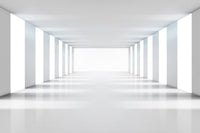 Dimex White Corridor Papier Peint 375x250cm 5 bandes | Yourdecoration.fr