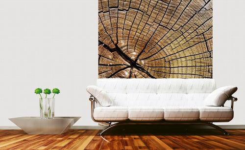 Dimex Wood Papier Peint 225x250cm 3 bandes ambiance | Yourdecoration.fr