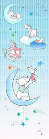 Komar Winnie Pooh Piglet and Stars Papier Peint Intissé 100x280cm 2 bandes | Yourdecoration.fr