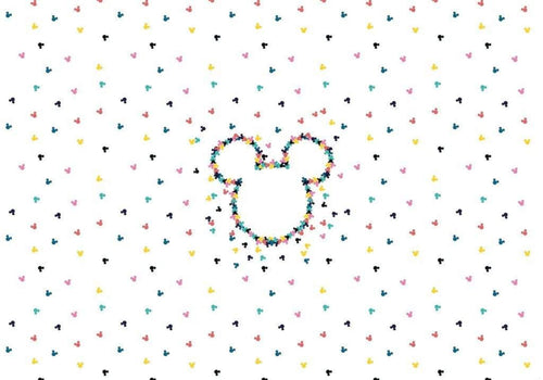 Komar Mickey Heads Up Papier Peint Intissé 400x280cm 8 bandes | Yourdecoration.fr
