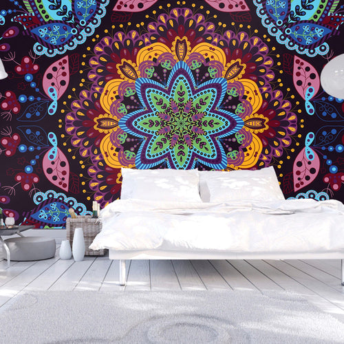 Papier Peint - Colorful Kaleidoscope - Intissé
