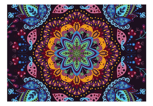 Papier Peint - Colorful Kaleidoscope - Intissé