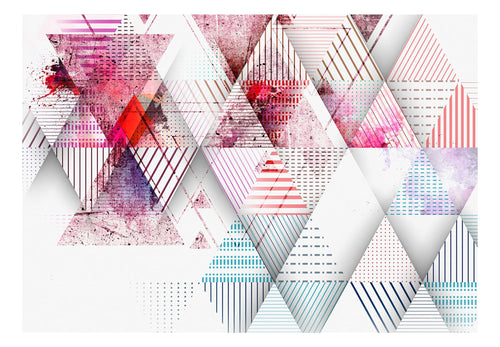 Papier Peint - Triangular World - Intissé