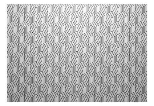 Papier Peint - Hexagons in Detail - Intissé