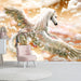 Papier Peint - Pegasus Orange - Intissé