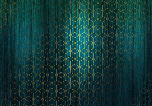 Komar Mystique Vert Papier Peint Intissé 400x280cm 8 bandes | Yourdecoration.fr