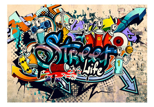 Papier Peint - Street Life - Intissé