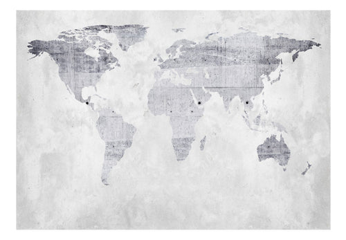 Papier Peint - Concrete Map - Intissé