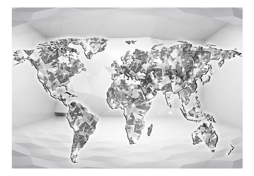 Papier Peint - Diamond Map - Intissé