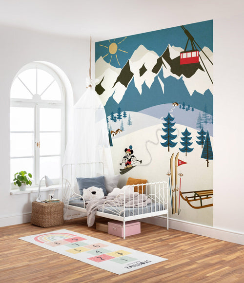Komar Intisse Papier Peint Iadx4 039 Mickey Alpine Interieur | Yourdecoration.fr