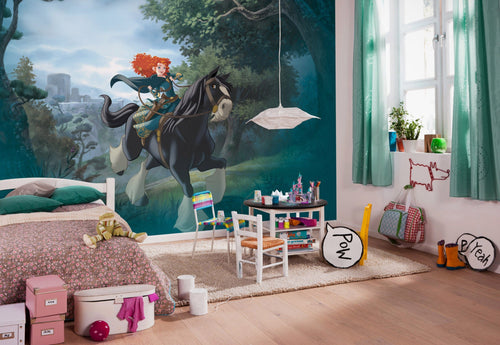 Komar Intisse Papier Peint Iadx8 002 Merida Riding Interieur | Yourdecoration.fr