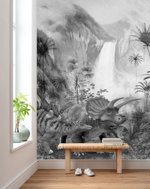 Komar Intisse Papier Peint Iax4 0020 Jurassic Waterfall Interieur | Yourdecoration.fr