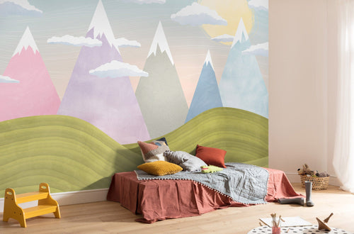 Komar Intisse Papier Peint Iax8 0032 Hilltops Interieur | Yourdecoration.fr