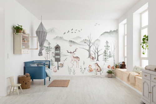 Komar Intisse Papier Peint Iax8 0034 Cozy Woods Interieur | Yourdecoration.fr
