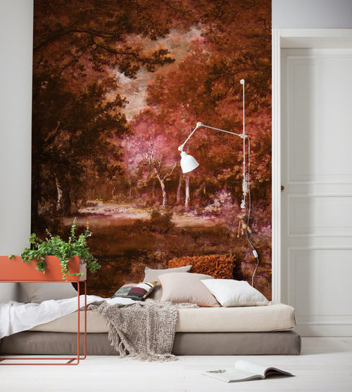 Komar Intisse Papier Peint Inx4 090 Autumna Rosso Interieur | Yourdecoration.fr