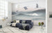 Komar Intisse Papier Peint Inx8 083 Mystic Cranes Interieur | Yourdecoration.fr