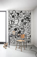 Komar Intisse Papier Peint Iadx4 058 Mickey Constructive Interieur | Yourdecoration.fr