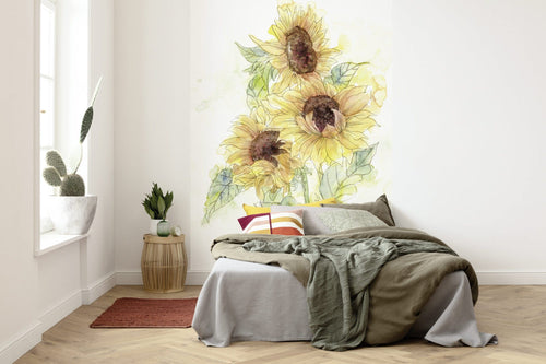 Komar Intisse Papier Peint X4 1008 Girasol Interieur | Yourdecoration.fr