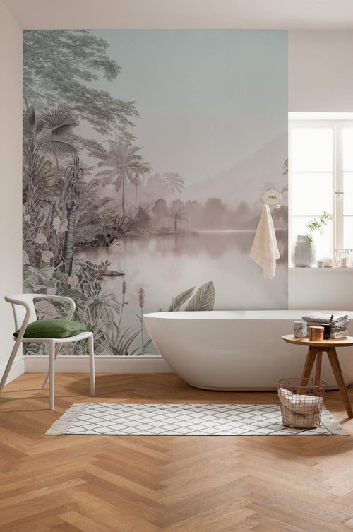 Komar Intisse Papier Peint X4 1022 Lac Des Palmiers Interieur | Yourdecoration.fr