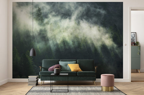 Komar Intisse Papier Peint X7 1003 Misty Crowns Interieur | Yourdecoration.fr