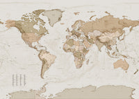 Komar Intisse Papier Peint X7 1015 Earth Map | Yourdecoration.fr