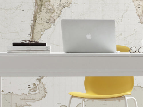Komar Intisse Papier Peint X7 1015 Earth Map Int Detail | Yourdecoration.fr