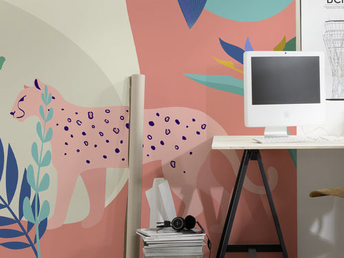 Komar Intisse Papier Peint X7 1055 Jungle Rendezvous Int Detail | Yourdecoration.fr