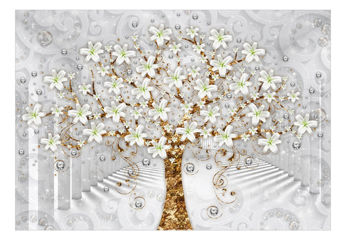 Papier Peint - Tree in the Tunnel - Intissé