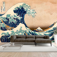 Papier Peint - Hokusai the Great Wave Off Kanagawa Reproduction - Intissé