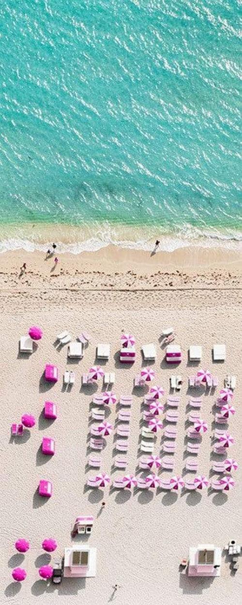 Komar Pink Umbrella Papier Peint Intissé 100x250cm 1 bande | Yourdecoration.fr