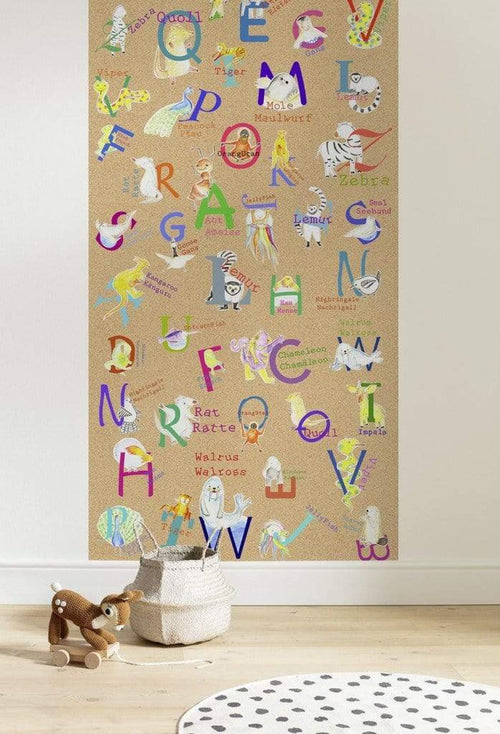 Komar Animals A Z Papier Peint Intissé 100x250cm 1 bande ambiance | Yourdecoration.fr