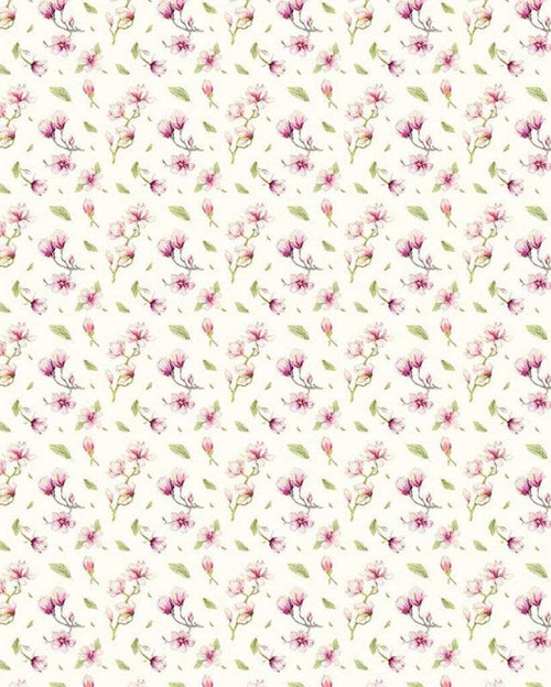 Komar Magnolia Rapport Papier Peint Intissé 200x250cm 2 bandes | Yourdecoration.fr