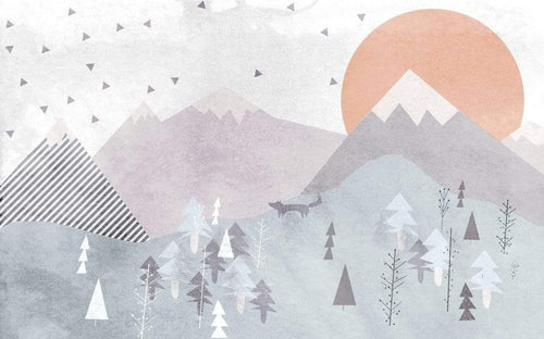 Komar Wild and Free Papier Peint Intissé 400x250cm 4 bandes | Yourdecoration.fr