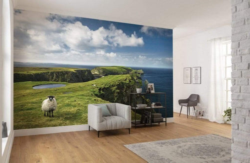 Komar Green Ireland Papier Peint Intissé 450x280cm 9 bandes ambiance | Yourdecoration.fr