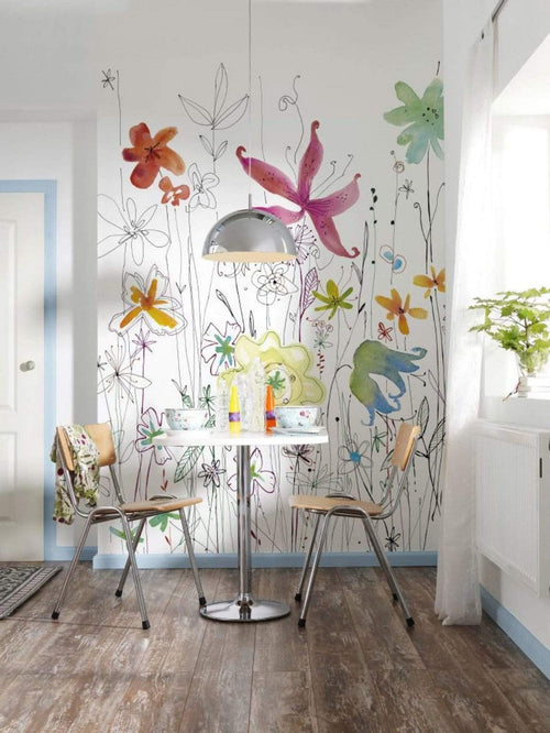 Komar Joli Papier Peint 200x270cm 4 bandes ambiance | Yourdecoration.fr