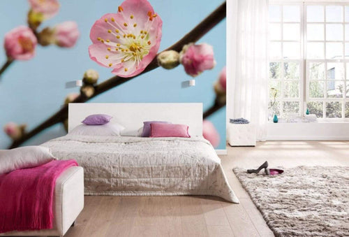 Komar Peach Blossom Papier Peint 350x250cm 7 bandes ambiance | Yourdecoration.fr