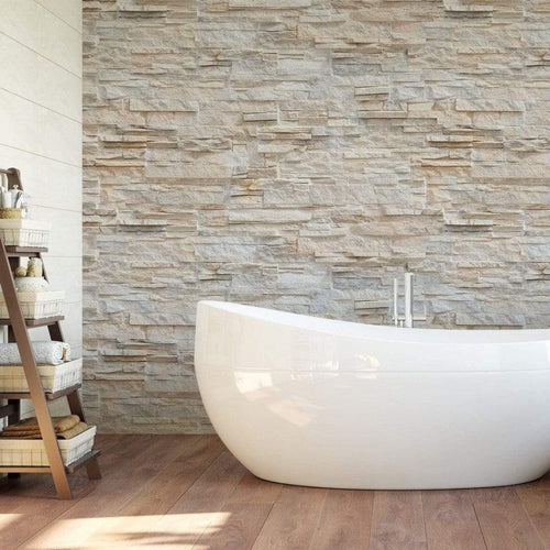 Wizard+Genius Stone Wall Papier Peint 366x254cm 8 bandes ambiance | Yourdecoration.fr