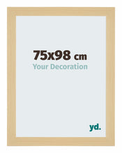 Mura MDF Cadre Photo 75x98cm Decor Erable De Face Mesure | Yourdecoration.fr