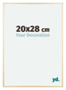 Austin Aluminium Cadre Photo 20x28cm Or Brillant De Face Mesure | Yourdecoration.fr