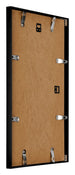 Austin Aluminium Cadre Photo 30x50cm Noir Brillant Arriere Oblique | Yourdecoration.fr