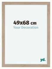 Como MDF Cadre Photo 49x68cm Chene Clair De Face Mesure | Yourdecoration.fr