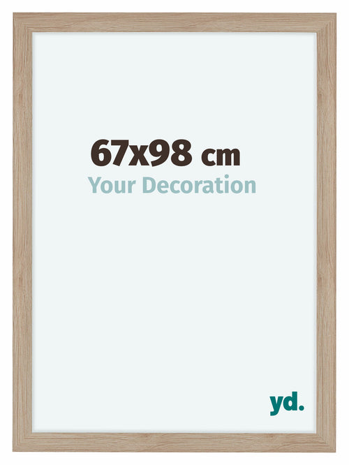Como MDF Cadre Photo 67x98cm Chene Clair De Face Mesure | Yourdecoration.fr