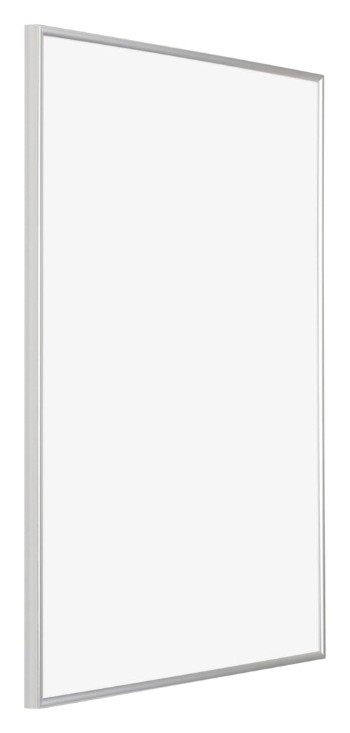 Evry Plastique Cadre Photo 18x24cm Argent De Face Oblique | Yourdecoration.fr
