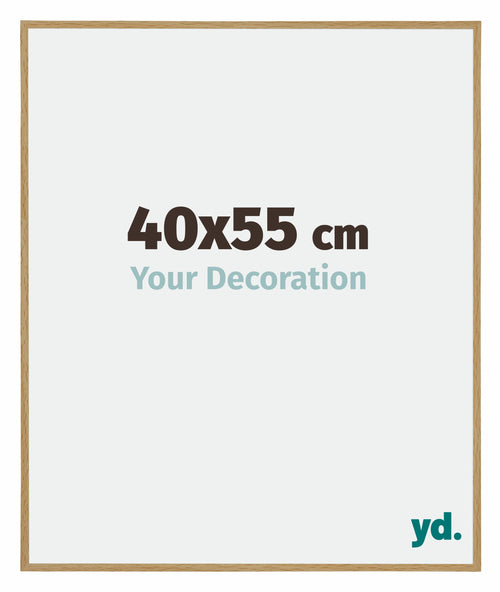 Evry Plastique Cadre Photo 40x55cm Hêtre Clairo De Face Mesure | Yourdecoration.fr